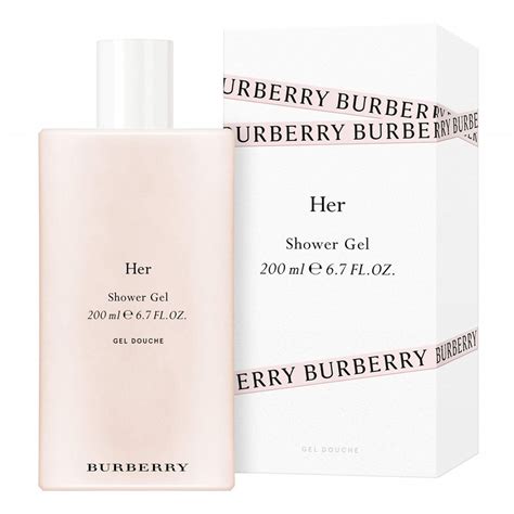 burberry her body wash